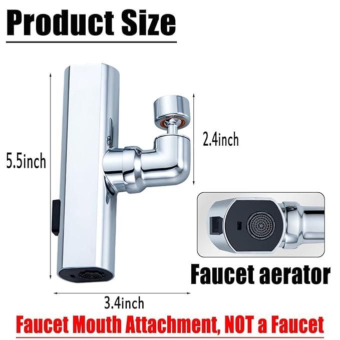 3 in 1 360  Waterfall Kitchen Faucet, Touch Faucet, Extender for Kitchen Sink