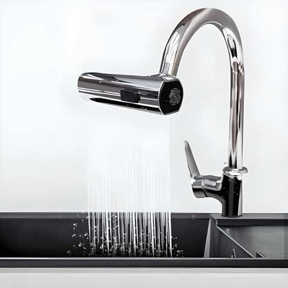 3 in 1 360  Waterfall Kitchen Faucet, Touch Faucet, Extender for Kitchen Sink